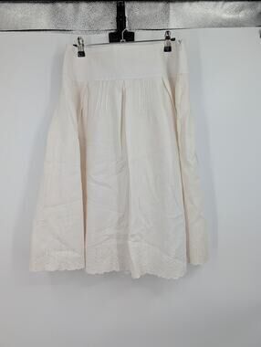 Ecologie Linen Midi Skirt 6 Minimalist Natural Clean Eco Eyelet Sustainable Flow